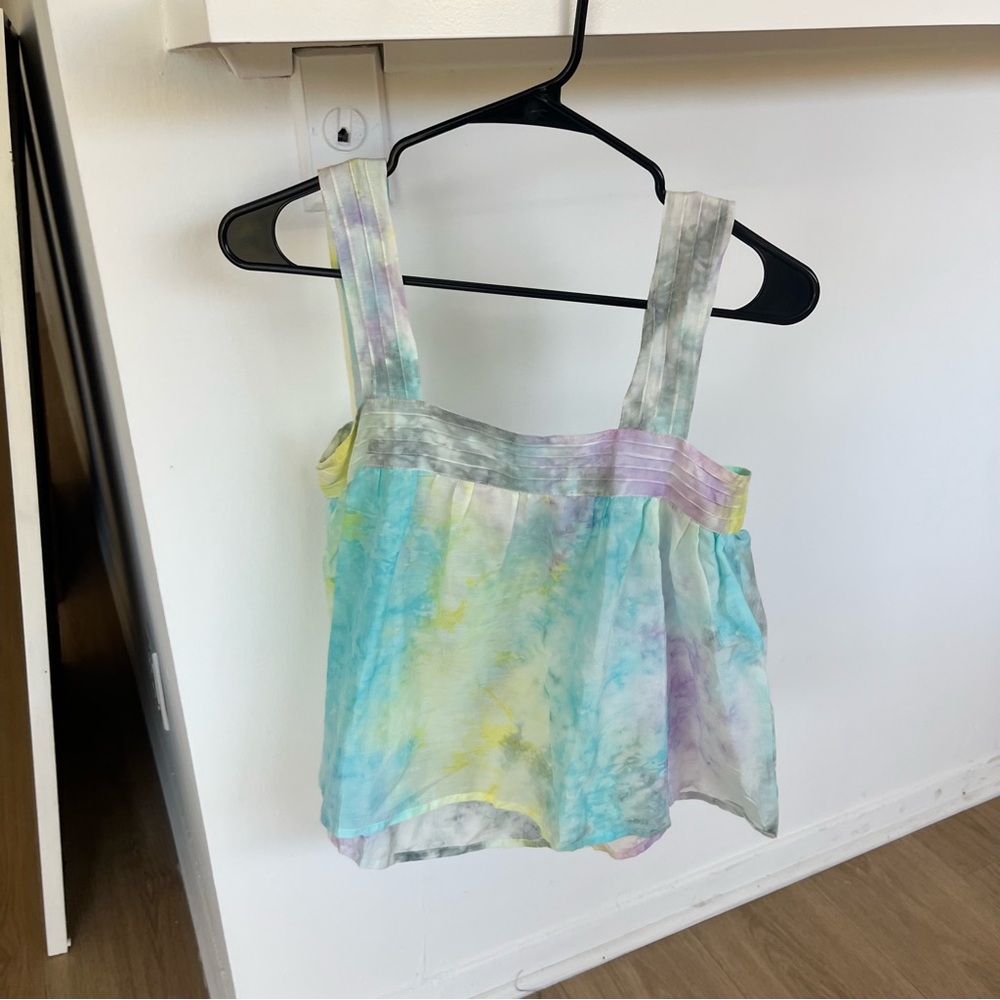 Natalie Martin Pastel Tie-Dye Tank Top